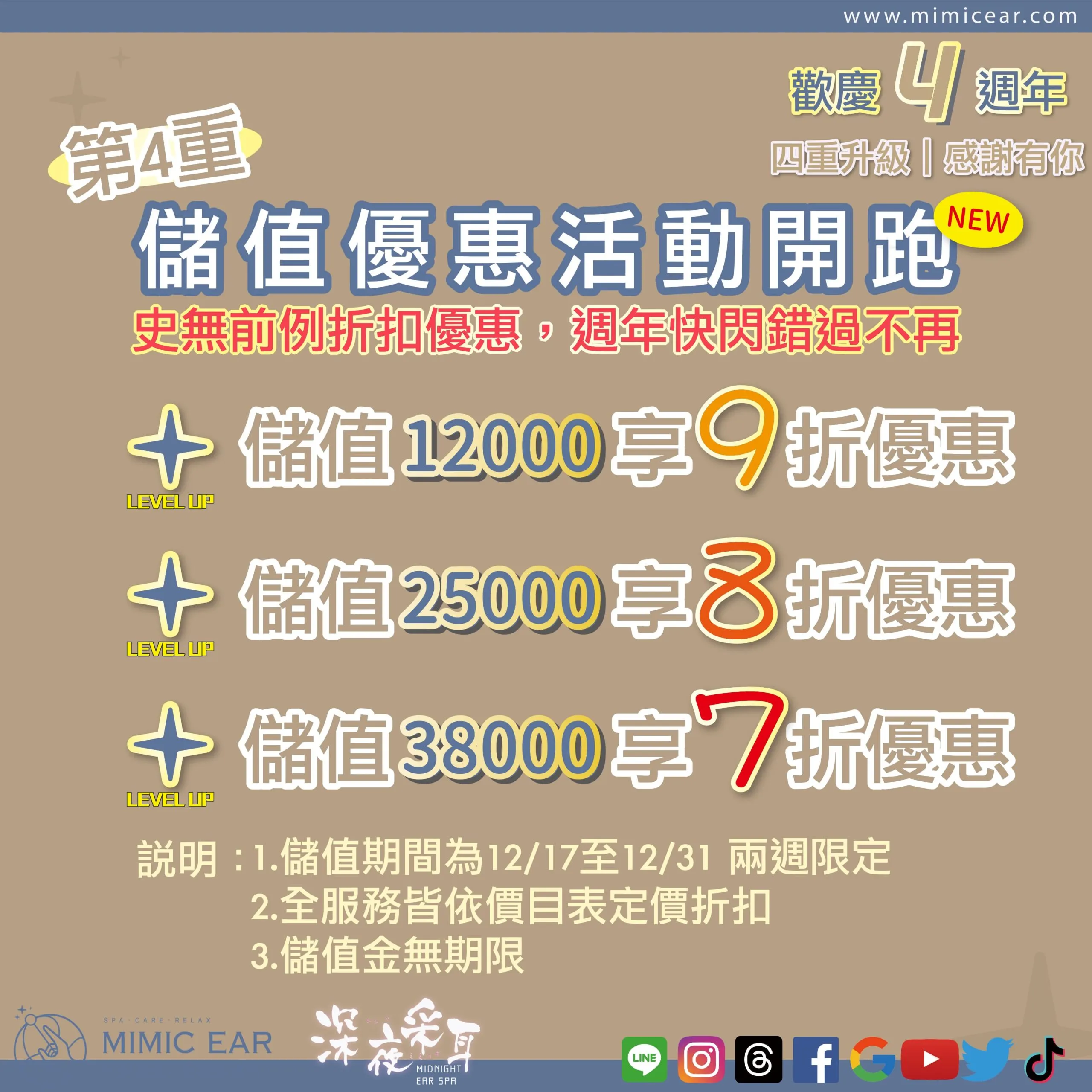 MIMICEAR 4週年慶-第四重說明
